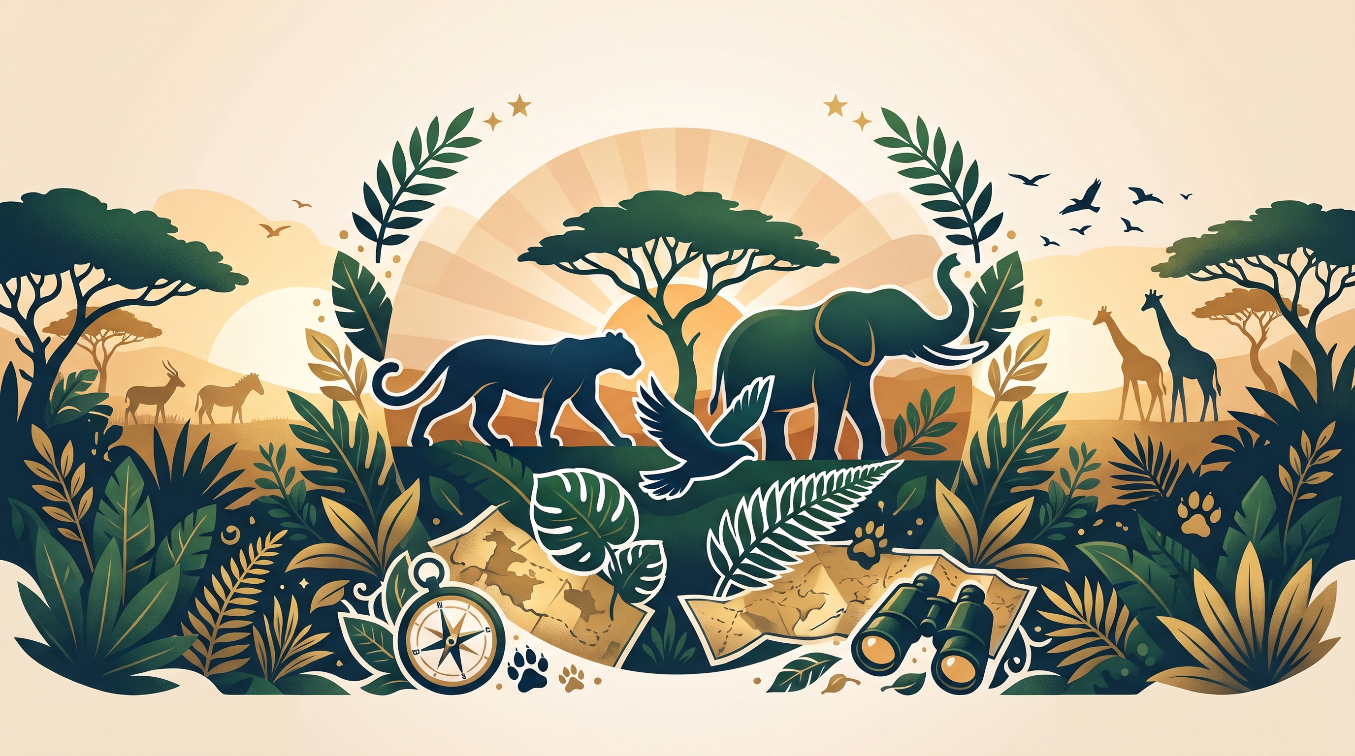 Nature and Wildlife Exploration — Safari Landscape